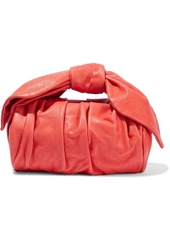Rejina Pyo Woman Nane Knotted Textured-leather Tote Red