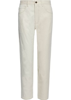 Rejina Pyo - Toby two-tone high-rise straight-leg jeans - White - 32