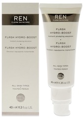 Flash Hydro-Boost Instant Plumping Emulsion by REN for Unisex - 1.3 oz Emulsion