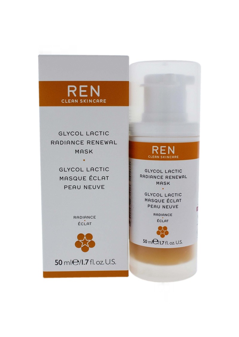Glycol Lactic Radiance Renewal Mask by REN for Unisex - 1.7 oz Mask