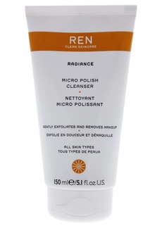 Radiance Micro Polish Cleanser by REN for Unisex - 5.1 oz Cleanser