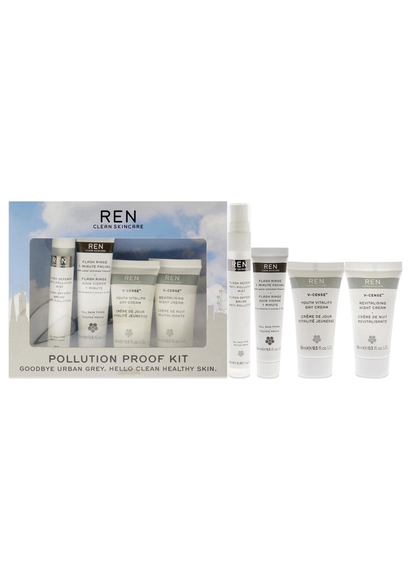REN Pollution Proof Kit For Unisex 4 Pc