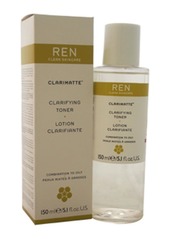 REN U-SC-3647 Clarimatte Clarifying Toner Combination To Oily Skin Unisex Lotion, 5.1 oz