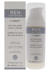 REN V-Cense Revitalising Night Cream For Unisex 1.7 oz Cream