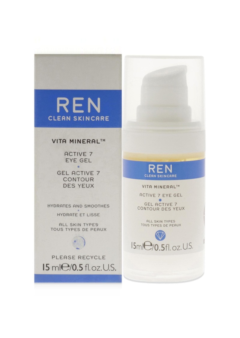 Vita Mineral Active 7 Eye Gel by REN for Unisex - 0.5 oz Eye Gel