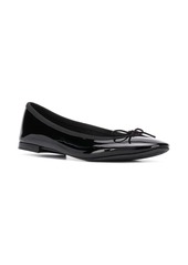 Repetto bow detail patent ballerina shoes
