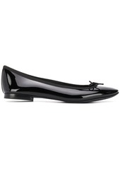 Repetto bow detail patent ballerina shoes