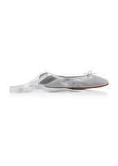 repetto - Sophia Lace-Up Satin Ballet Flats - Pink - FR 36 - Moda Operandi