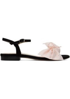 Repetto Black & Pink Janice Sandals