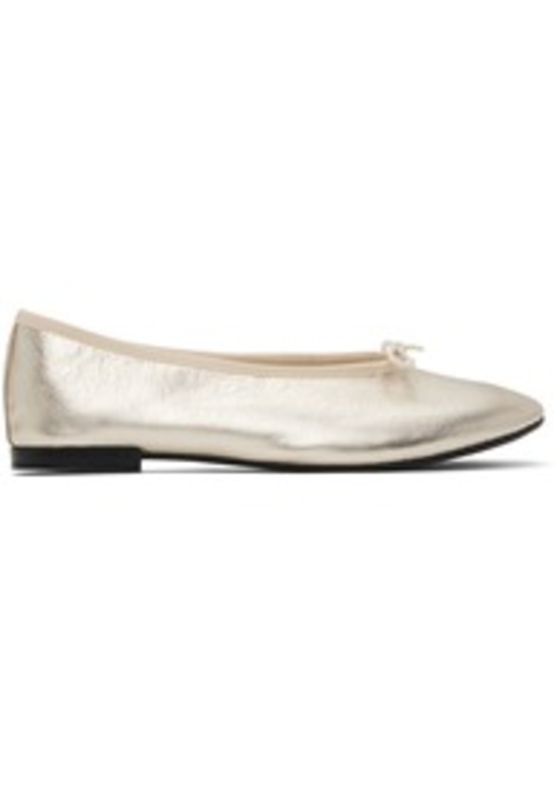 Repetto Gold Lilouh Ballerina Flats