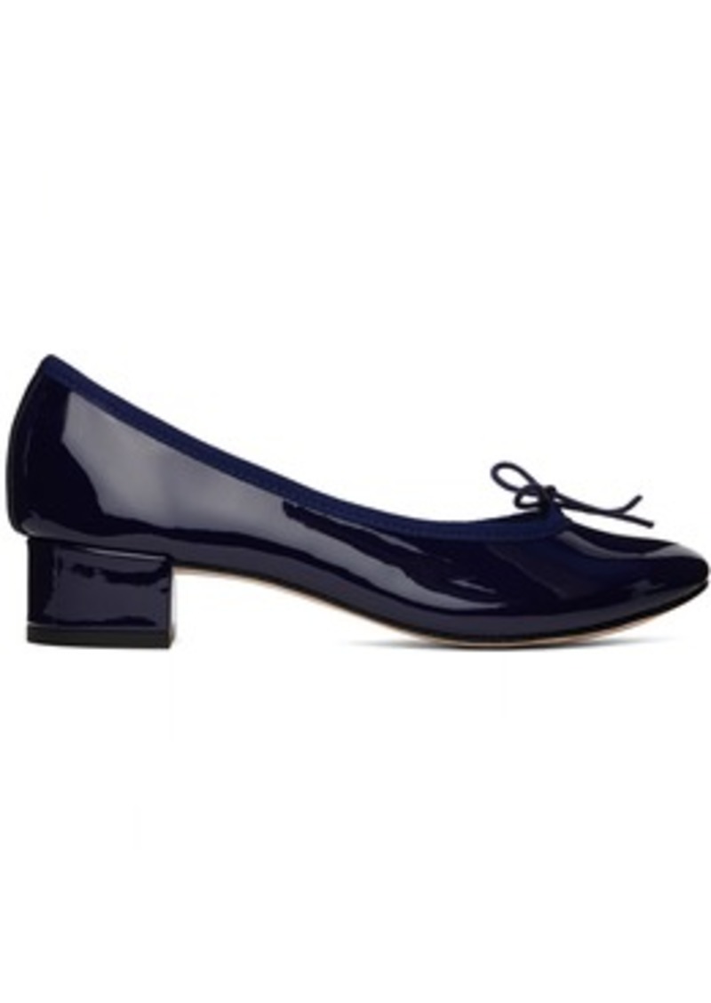 Repetto Navy Camille Heels