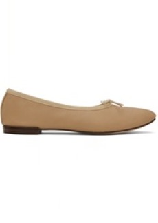 Repetto SSENSE Exclusive Beige Lucien Ballerina Flats