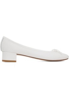 Repetto White Camille Heels