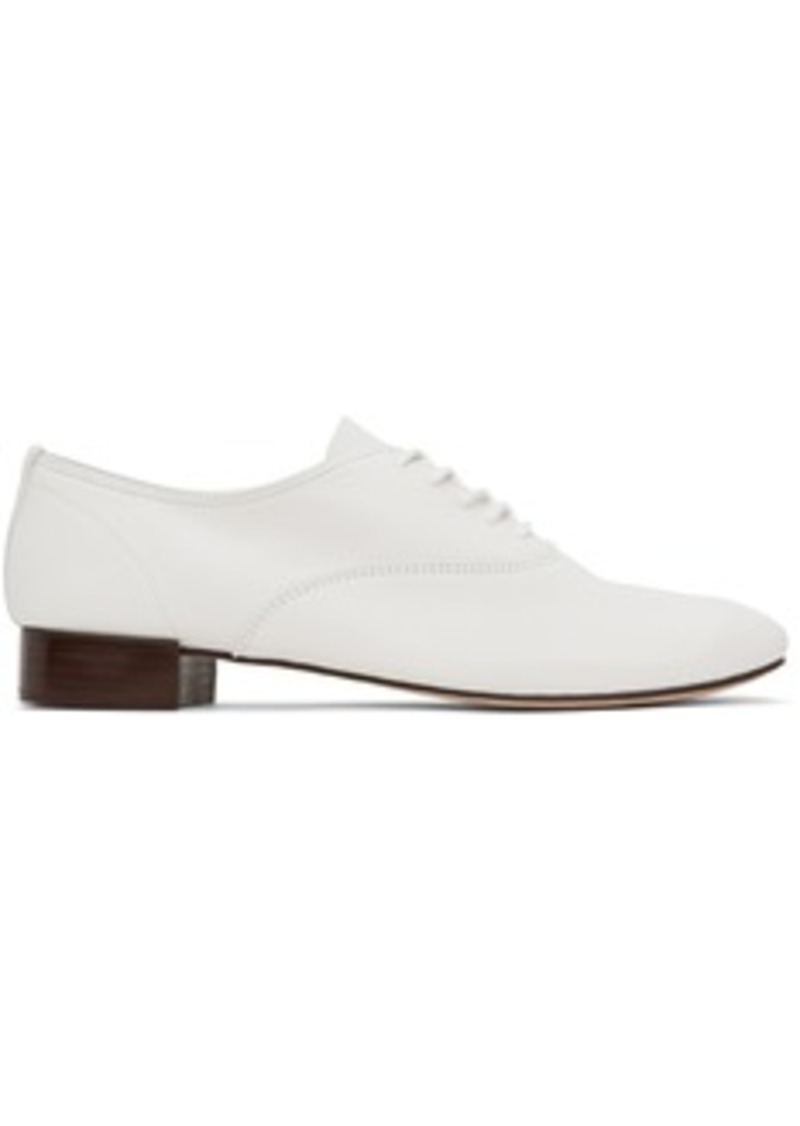 Repetto White Zizi Oxfords