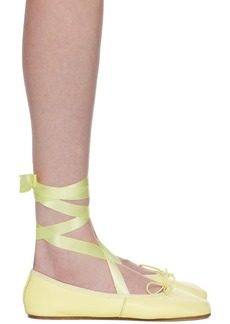 Repetto Yellow Sophia Ballerina Flats