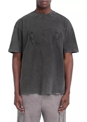 Represent Appliquéd Logo Cotton T-Shirt