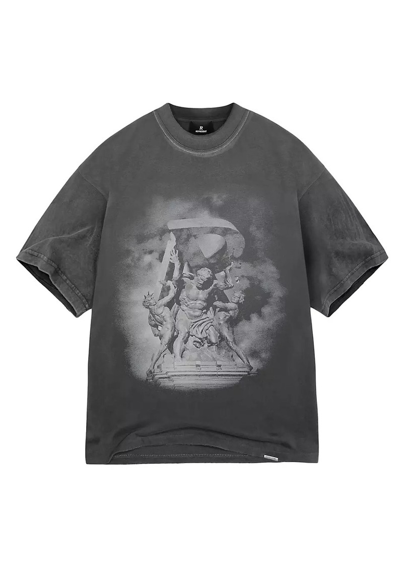 Represent Atlas Graphic Cotton T-Shirt