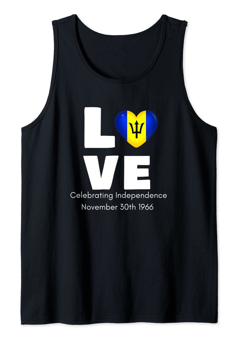 Represent Barbados Flag Pride National Country Independence Tank Top