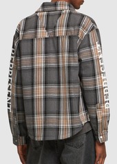 Represent Checked Quilted Flannel Shirt