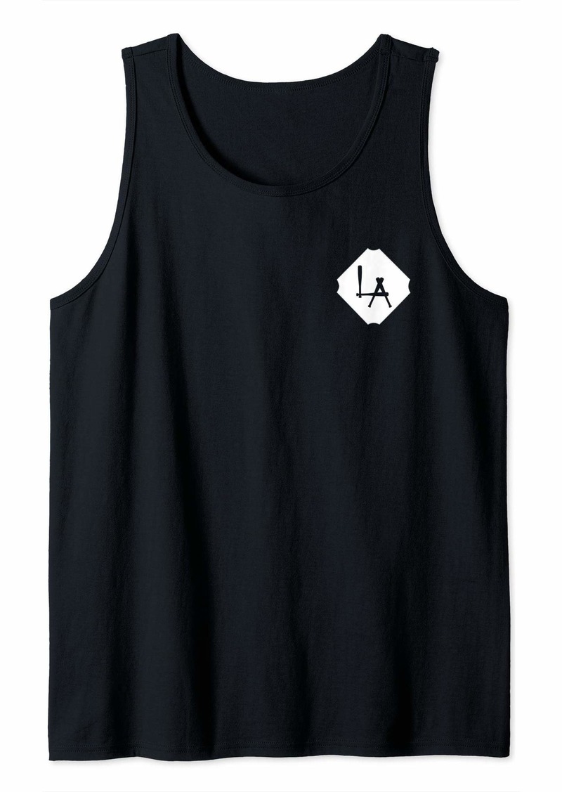 Represent Cool Los Angeles Baseball LA Sign Tank Top