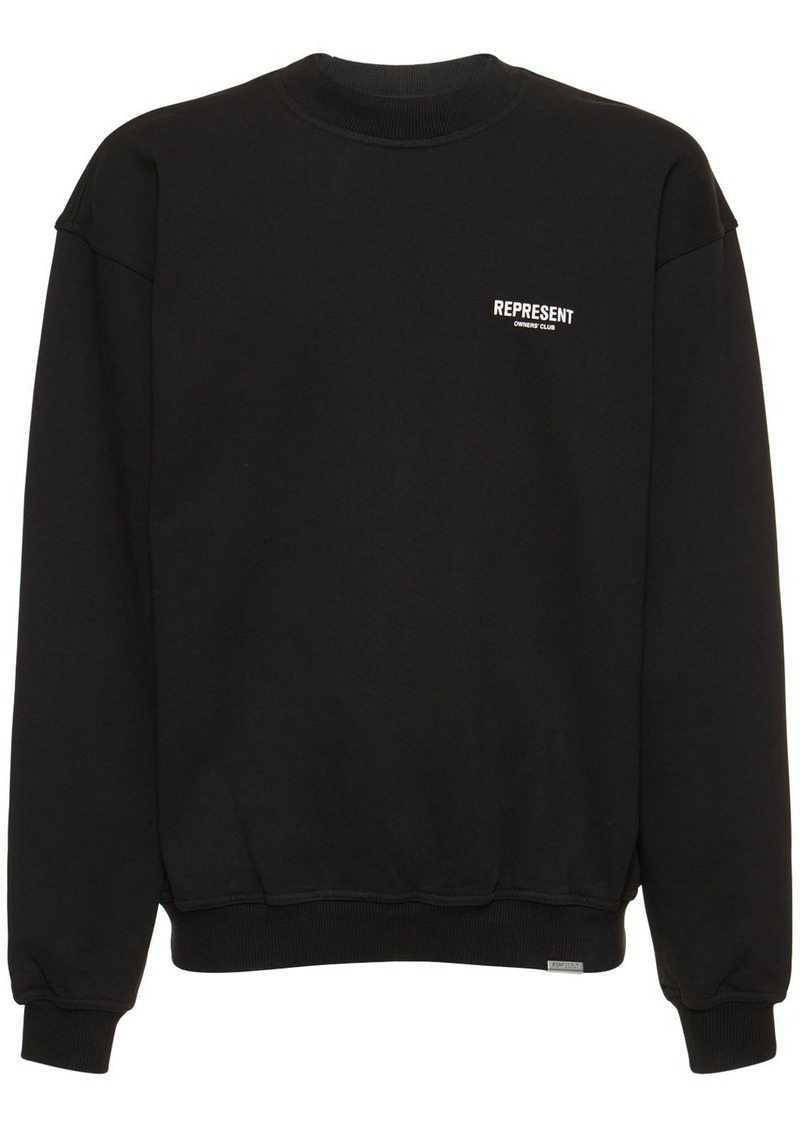 Represent Owners Club Oversize Cotton Sweatshirt