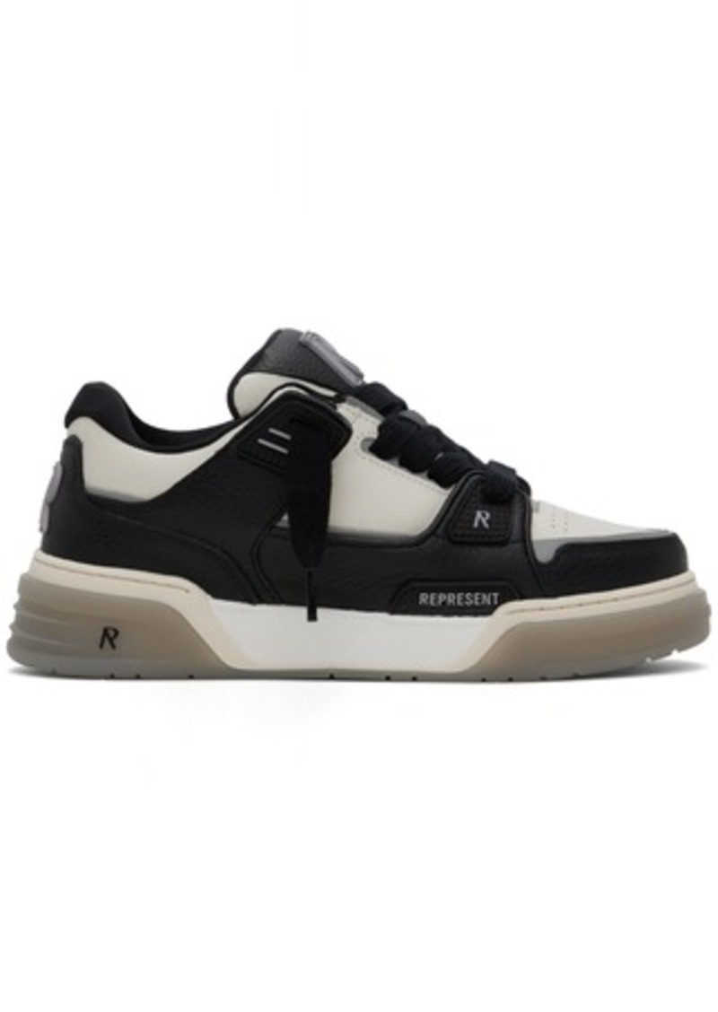 Represent Black & Off-White Studio Sneakers