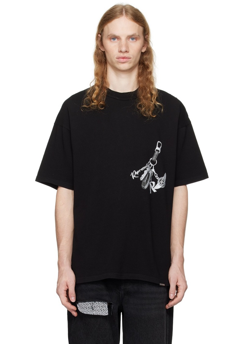 Represent Black 'Keys to the Club' T-shirt