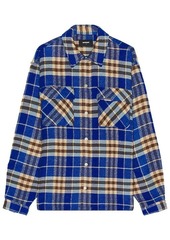 REPRESENT Intial Print Flannel Shirt