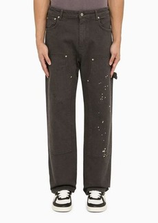 REPRESENT Iron trousers in stretch