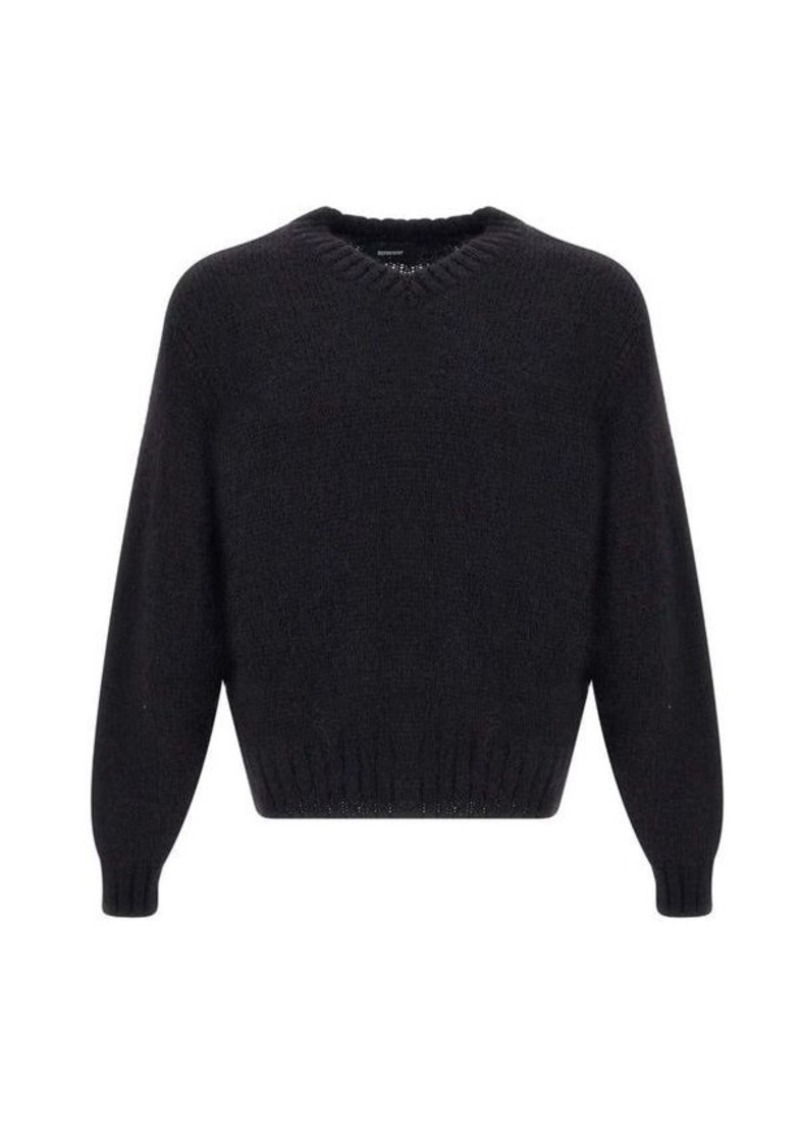 REPRESENT "v neck mohair" wool and mohair sweater