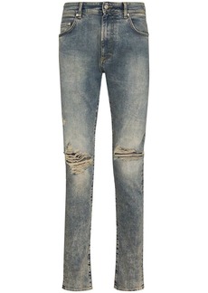Represent ripped-detailing skinny jeans