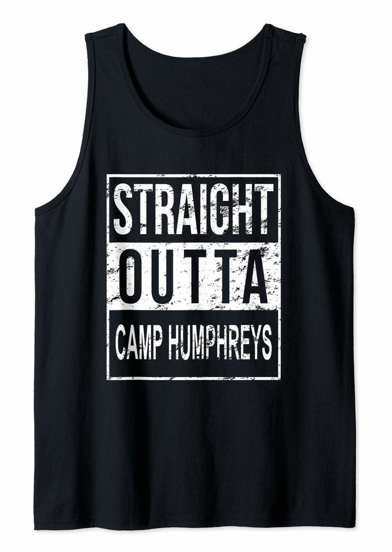 Represent Straight Outta Camp Humphreys South Korea Gift Tank Top