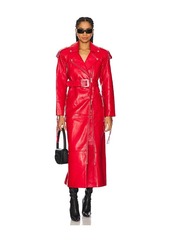 Retrofête retrofete Knightley Leather Trench Coat