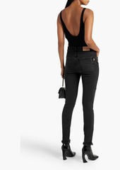 Retrofête - Dax distressed mid-rise skinny jeans - Black - 24
