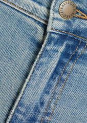 Retrofête - Myla acid-wash high-rise tapered jeans - Blue - 23