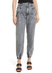 Retrofête Miriam High Waist Tapered Jeans in Slate Grey at Nordstrom