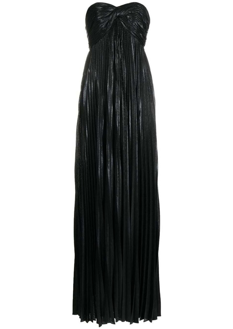 Retrofête Zoa pleated maxi dress