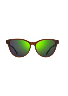 Revo Daphne RE 1101 02 GN Cat Eye Polarized Sunglasses