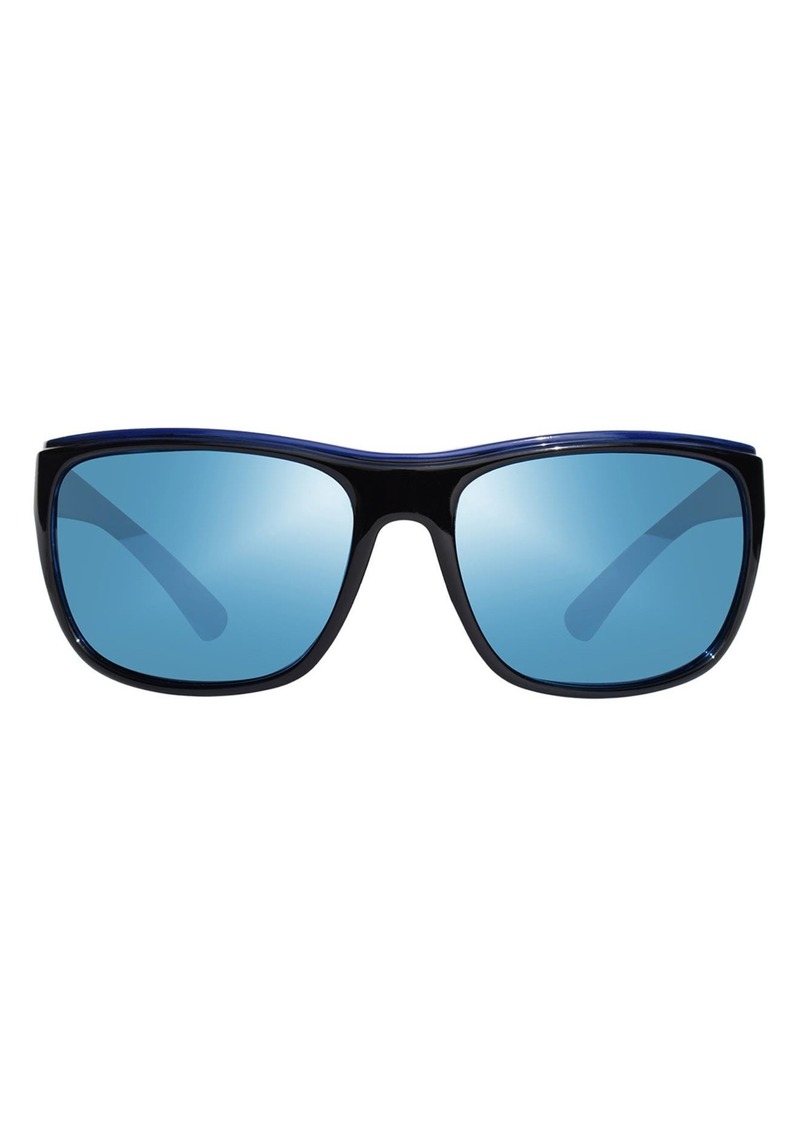 Revo Enzo 62mm Square Sunglasses in Black at Nordstrom Rack