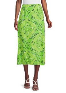 Rhode Amy Print Midi Skirt