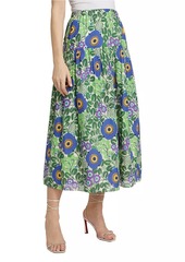 Rhode Ariella Geometric Floral Maxi Skirt