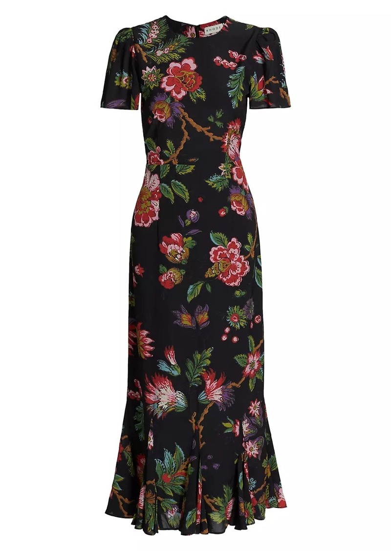 Rhode Ink Fleur Grande Lulani Maxi Dress