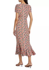 Rhode Lulani Floral Midi-Dress