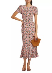 Rhode Lulani Floral Midi-Dress