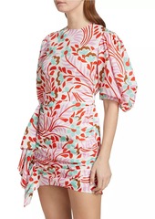 Rhode Pia Floral Cotton Minidress