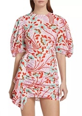 Rhode Pia Floral Cotton Minidress