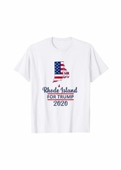 Rhode Island For Trump Shirt Trump Campaign Election T-Shirt