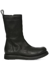 Rick Owens 30mm Leather Zip Boots