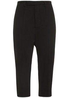 Rick Owens Astaires Stretch Wool Cropped Pants