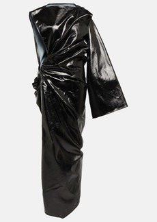 Rick Owens Asymmetrical denim gown